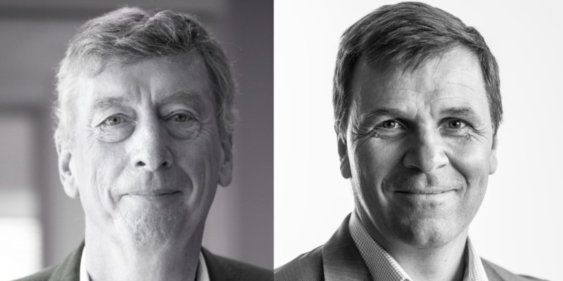 Bo Rasmussen (tv) og Tim E. Halvorsen (th) bliver centrale skikkelser i udviklingen af Kildedal 